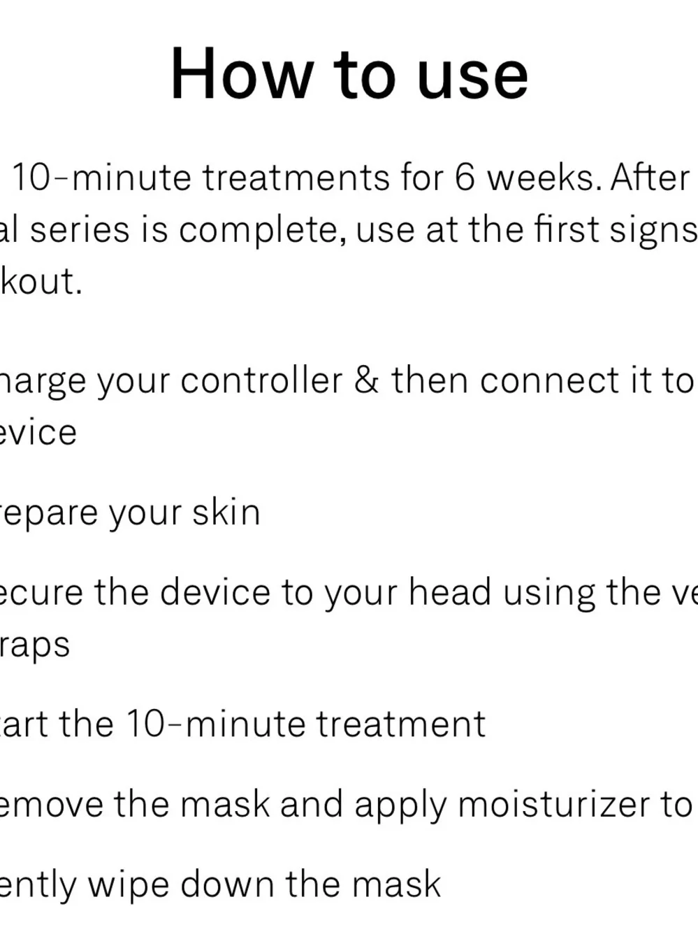 Omnilux Clear LED Light Therapy Mask Acne